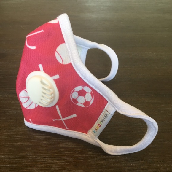 KandyMask N99 Sporty Pink Face Mask - Picture 3 of 9